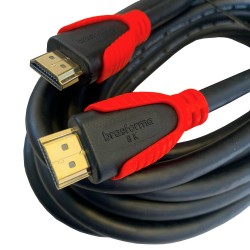 Cabo HDMI 5 Metros Blindado Conectores Banhados  a Ouro 2.1v até 8K Resolução